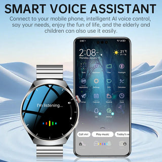 BioSmart® Watch ZW88 Newly Upgraded Smart Watch ECG Blood Glucose Blood Components Sleep Heart Rate Blood Pressure