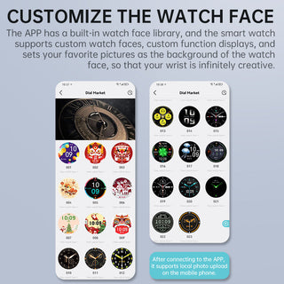 BioSmart® Watch ZW88 Newly Upgraded Smart Watch ECG Blood Glucose Blood Components Sleep Heart Rate Blood Pressure