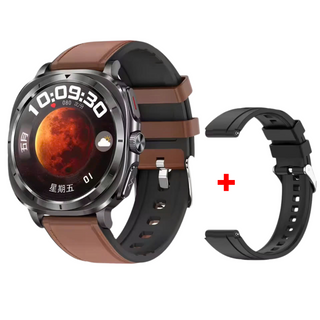 BioSmart® Fettle Watch - Health Monitor Smart Watch with 1.43inch AMOLED - ECG, Voice Assistant, SOS Calling, Outdoor Sports Fitness Tracker