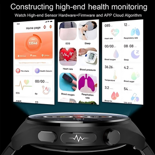 New Laser Smart Watch with ECG and PPG Health Monitoring