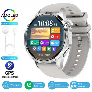 GT4 Pro Blood Sugar Monitoring Smartwatch - GPS tracker