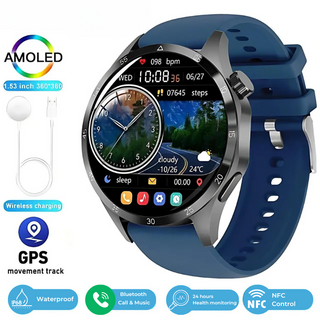 GT4 Pro Blood Sugar Monitoring Smartwatch - GPS tracker