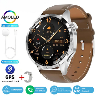 GT4 Pro Blood Sugar Monitoring Smartwatch - GPS tracker