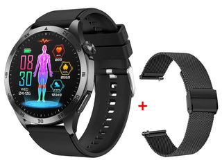 BioSmart® Max Insight Smartwatch – AMOLED Smart Watch with Advanced Health Monitoring, BT Calling, Waterproof Fitness Tracker Watch