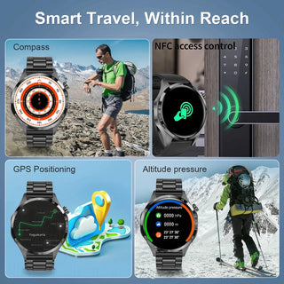 GT4 Pro Blood Sugar Monitoring Smartwatch - GPS tracker