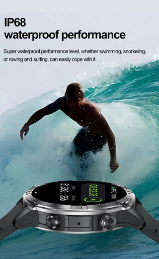 Velocity Pro GT Smart Watch with AMOLED Screen and BT Calling, Altitude, Barometric Pressure, GPS Motion Positioning, Compass