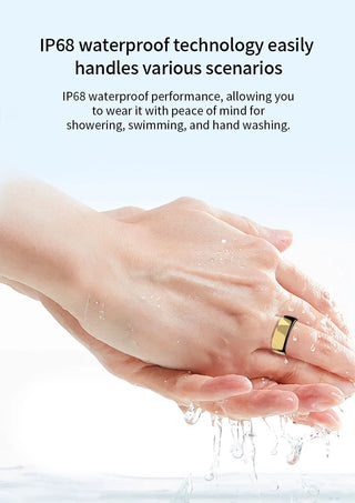 The Revolution Smart Ring - Blood Pressure Sleep Health Monitoring Multi-sport,  IP68 Waterproof For Men and Women