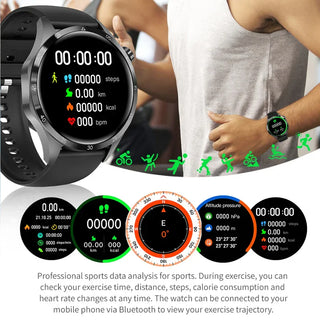 GT4 Pro Blood Sugar Monitoring Smartwatch - GPS tracker