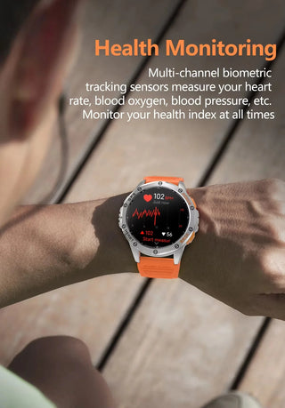 BioSmart® Watch Elite Force VII – Tactical Smartwatch 1.43" Amoled LED Flashlight Compass and Much More!