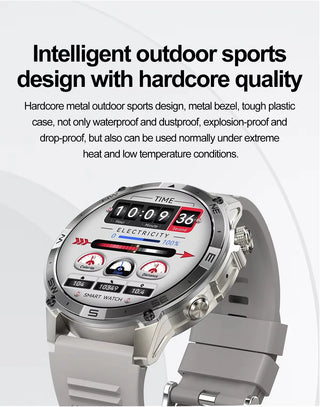 Velocity Pro GT Smart Watch with AMOLED Screen and BT Calling, Altitude, Barometric Pressure, GPS Motion Positioning, Compass