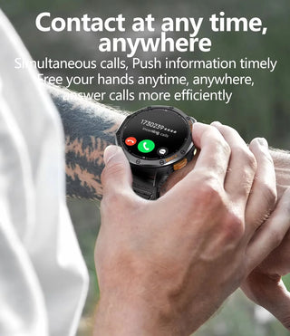 BioSmart® Watch Elite Force VII – Tactical Smartwatch 1.43" Amoled LED Flashlight Compass and Much More!
