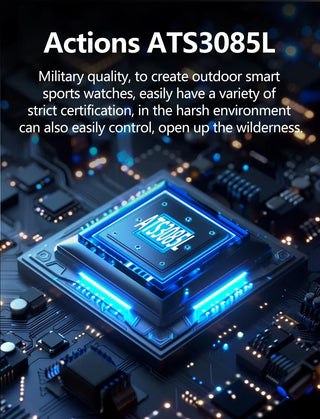 BioSmart® Watch Elite Force VII – Tactical Smartwatch 1.43" Amoled LED Flashlight Compass and Much More!