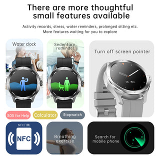 Magnum 4SS Ultra Outdoor Sports Smart Watch for Men with AMOLED Screen, NFC, GPS & Compass