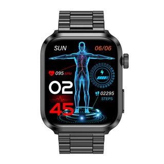 BioSmart® Bio22 Wearable Health Management Experts Laser Therapy Blood Oxygen ECG Health Smartwatch Bluetooth Call