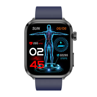 BioSmart® Bio22 Wearable Health Management Experts Laser Therapy Blood Oxygen ECG Health Smartwatch Bluetooth Call