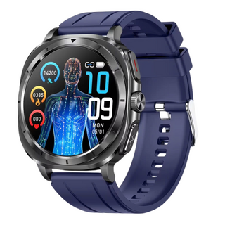 BioSmart® Fettle Watch - Health Monitor Smart Watch with 1.43inch AMOLED - ECG, Voice Assistant, SOS Calling, Outdoor Sports Fitness Tracker