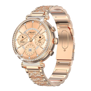 BioSmart® Bella Regalia Ladies Smart Watch with ECG, Bluetooth Calling Heart Rate, Temperature and More!