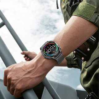 BioSmart® Fettle Watch - Health Monitor Smart Watch with 1.43inch AMOLED - ECG, Voice Assistant, SOS Calling, Outdoor Sports Fitness Tracker
