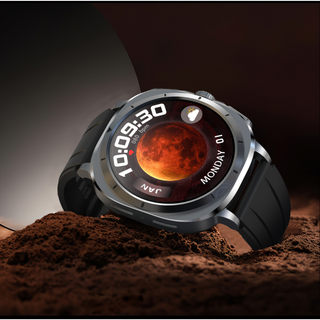 BioSmart® Fettle Watch - Health Monitor Smart Watch with 1.43inch AMOLED - ECG, Voice Assistant, SOS Calling, Outdoor Sports Fitness Tracker