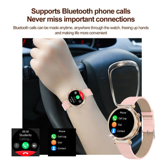 BioSmart® Bella Regalia Ladies Smart Watch with ECG, Bluetooth Calling Heart Rate, Temperature and More!