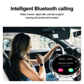 BioSmart® Ladies Grace ECG Health Smart Call Watch Blood Oxygen Monitoring Voice Assistant and Physiological Cycle Record