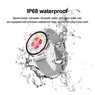 BioSmart® Ladies Grace ECG Health Smart Call Watch Blood Oxygen Monitoring Voice Assistant and Physiological Cycle Record
