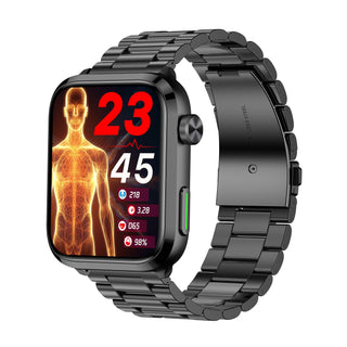BioSmart® Bio22 Wearable Health Management Experts Laser Therapy Blood Oxygen ECG Health Smartwatch Bluetooth Call