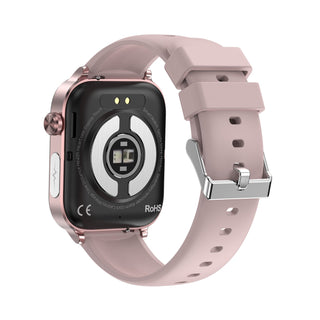 Pink smart watch