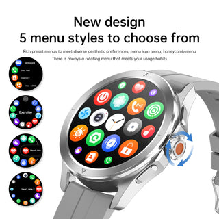 Magnum 4SS Ultra Outdoor Sports Smart Watch for Men with AMOLED Screen, NFC, GPS & Compass