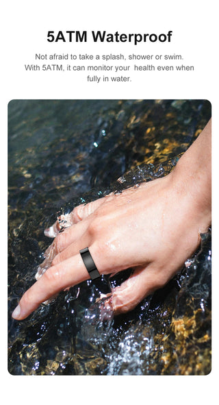 Aurora Smart Ring with Skin Temp Fertility Tracking - Health Sleep Monitor Smart Ring