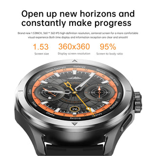 Magnum 4SS Ultra Outdoor Sports Smart Watch for Men with AMOLED Screen, NFC, GPS & Compass
