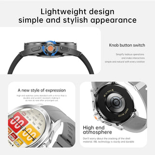 Magnum 4SS Ultra Outdoor Sports Smart Watch for Men with AMOLED Screen, NFC, GPS & Compass