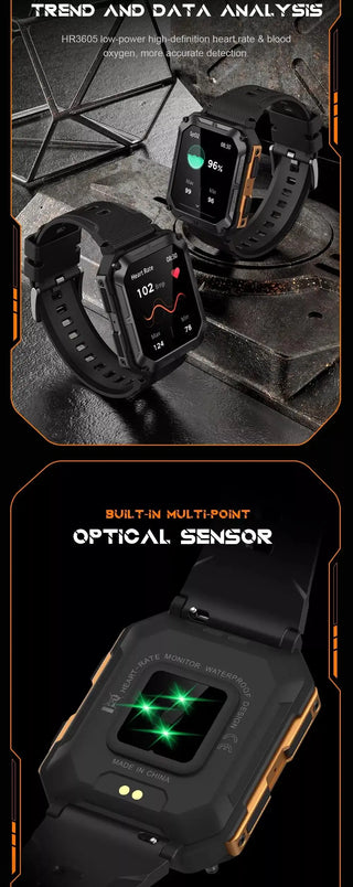 BioSmart TitanX Smart Watch for Men 1.83 inch Large Screen with Health and Fitness Monitoring and Bluetooth Calling